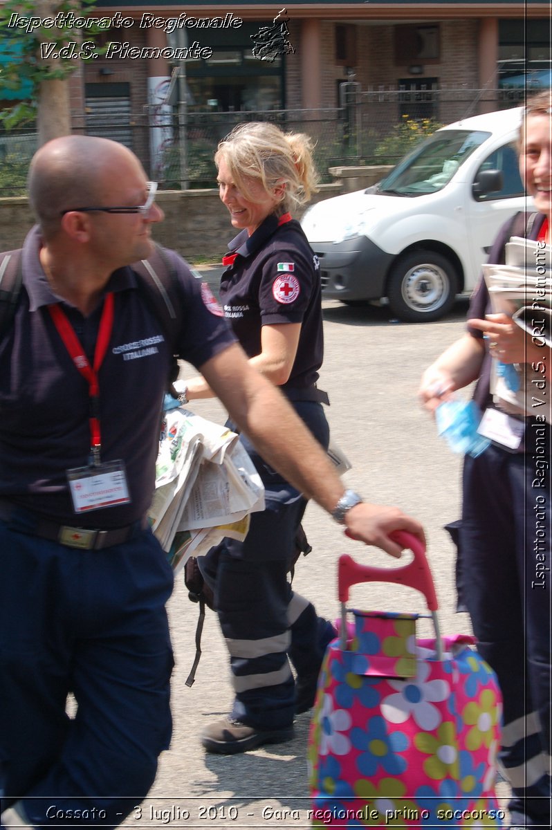 Cossato - 3 luglio 2010 - Gara regionale primo soccorso -  Croce Rossa Italiana - Ispettorato Regionale Volontari del Soccorso Piemonte