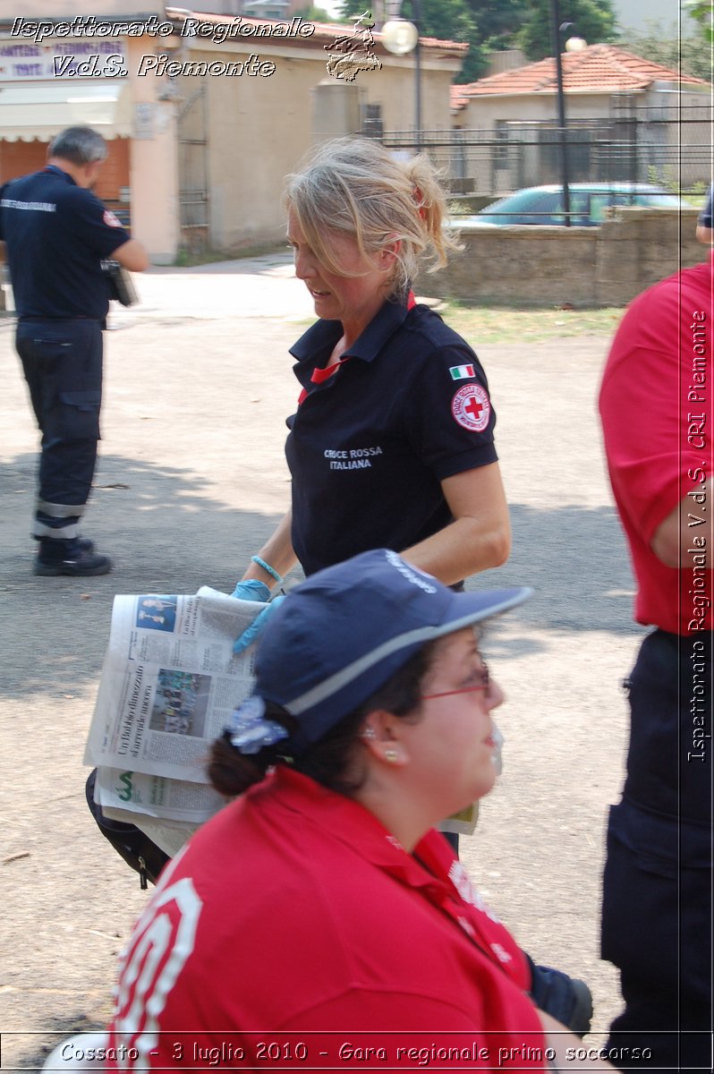 Cossato - 3 luglio 2010 - Gara regionale primo soccorso -  Croce Rossa Italiana - Ispettorato Regionale Volontari del Soccorso Piemonte