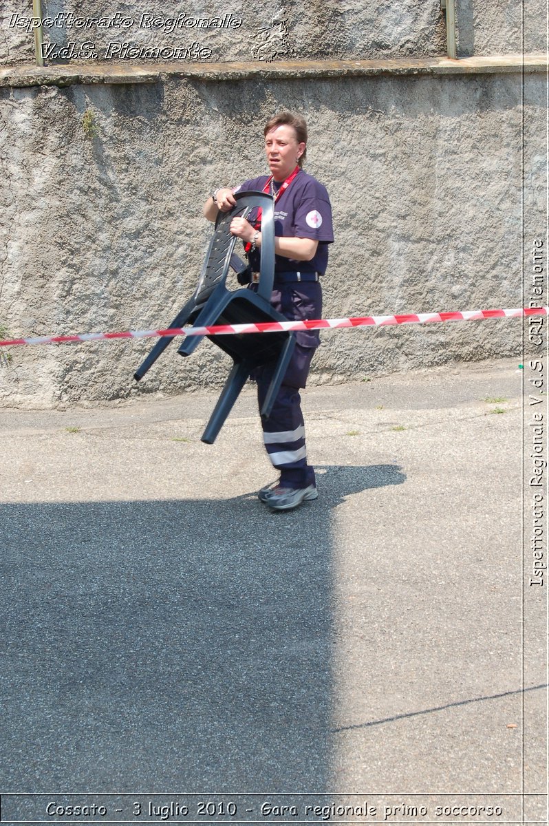 Cossato - 3 luglio 2010 - Gara regionale primo soccorso -  Croce Rossa Italiana - Ispettorato Regionale Volontari del Soccorso Piemonte