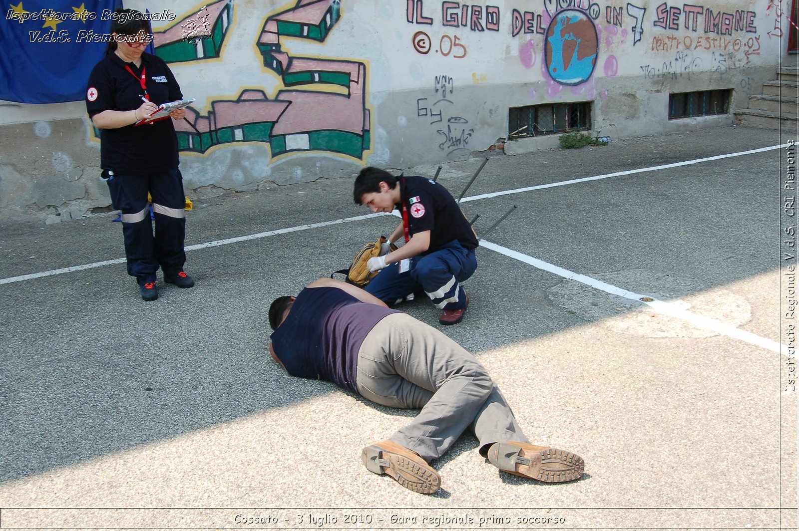 Cossato - 3 luglio 2010 - Gara regionale primo soccorso -  Croce Rossa Italiana - Ispettorato Regionale Volontari del Soccorso Piemonte