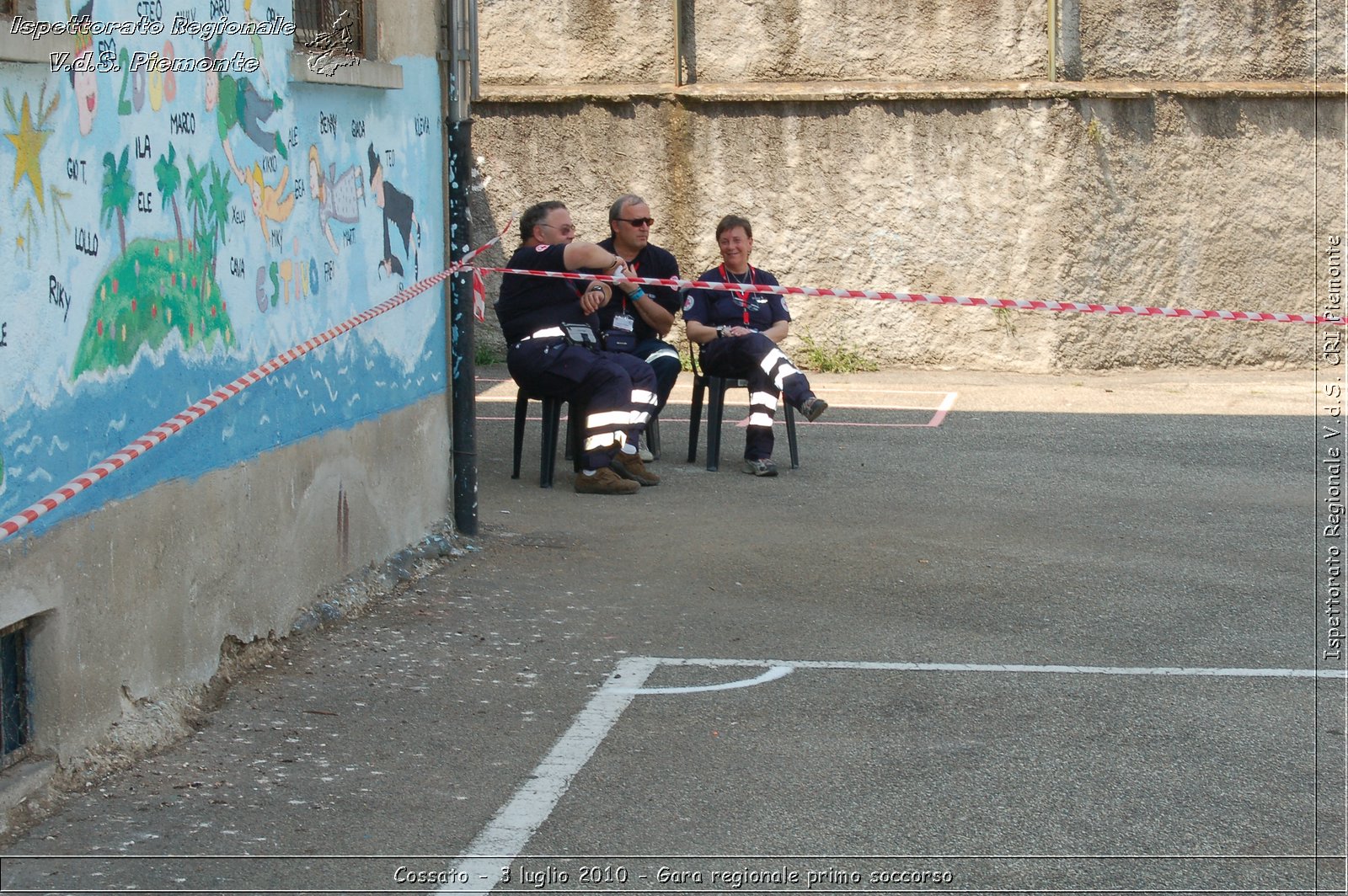 Cossato - 3 luglio 2010 - Gara regionale primo soccorso -  Croce Rossa Italiana - Ispettorato Regionale Volontari del Soccorso Piemonte