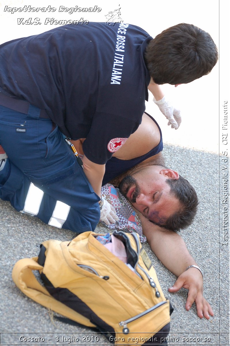 Cossato - 3 luglio 2010 - Gara regionale primo soccorso -  Croce Rossa Italiana - Ispettorato Regionale Volontari del Soccorso Piemonte