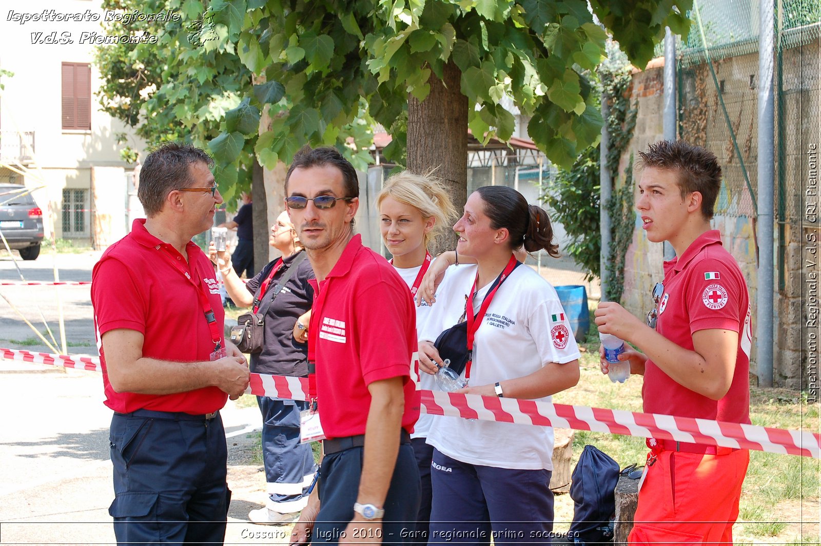 Cossato - 3 luglio 2010 - Gara regionale primo soccorso -  Croce Rossa Italiana - Ispettorato Regionale Volontari del Soccorso Piemonte