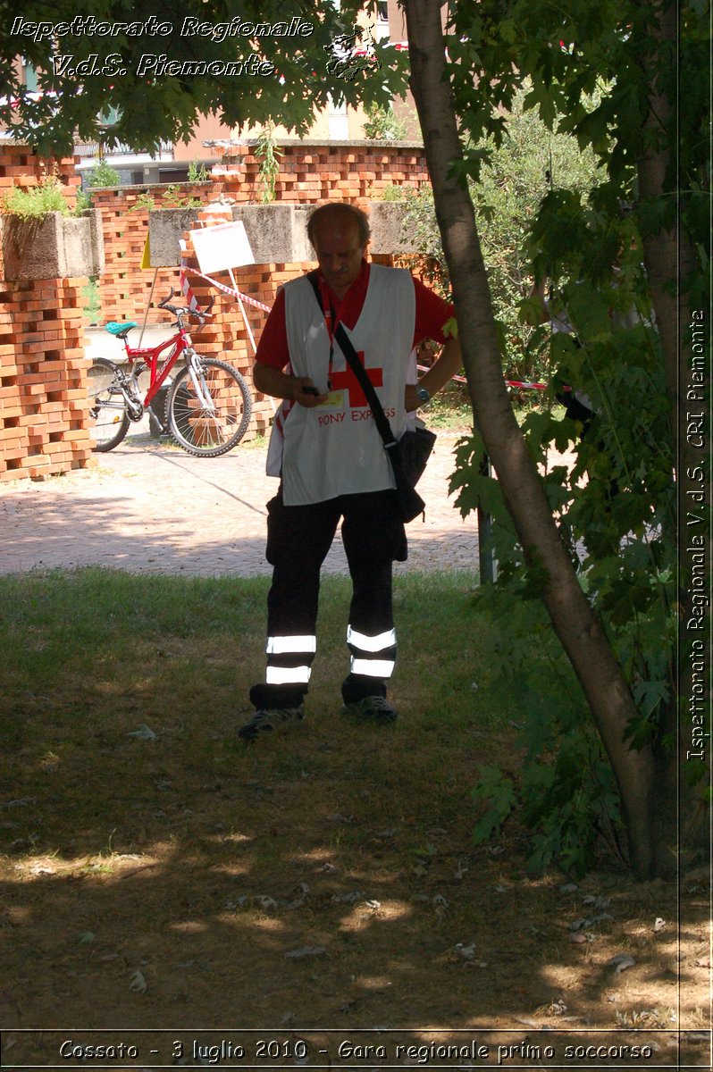 Cossato - 3 luglio 2010 - Gara regionale primo soccorso -  Croce Rossa Italiana - Ispettorato Regionale Volontari del Soccorso Piemonte