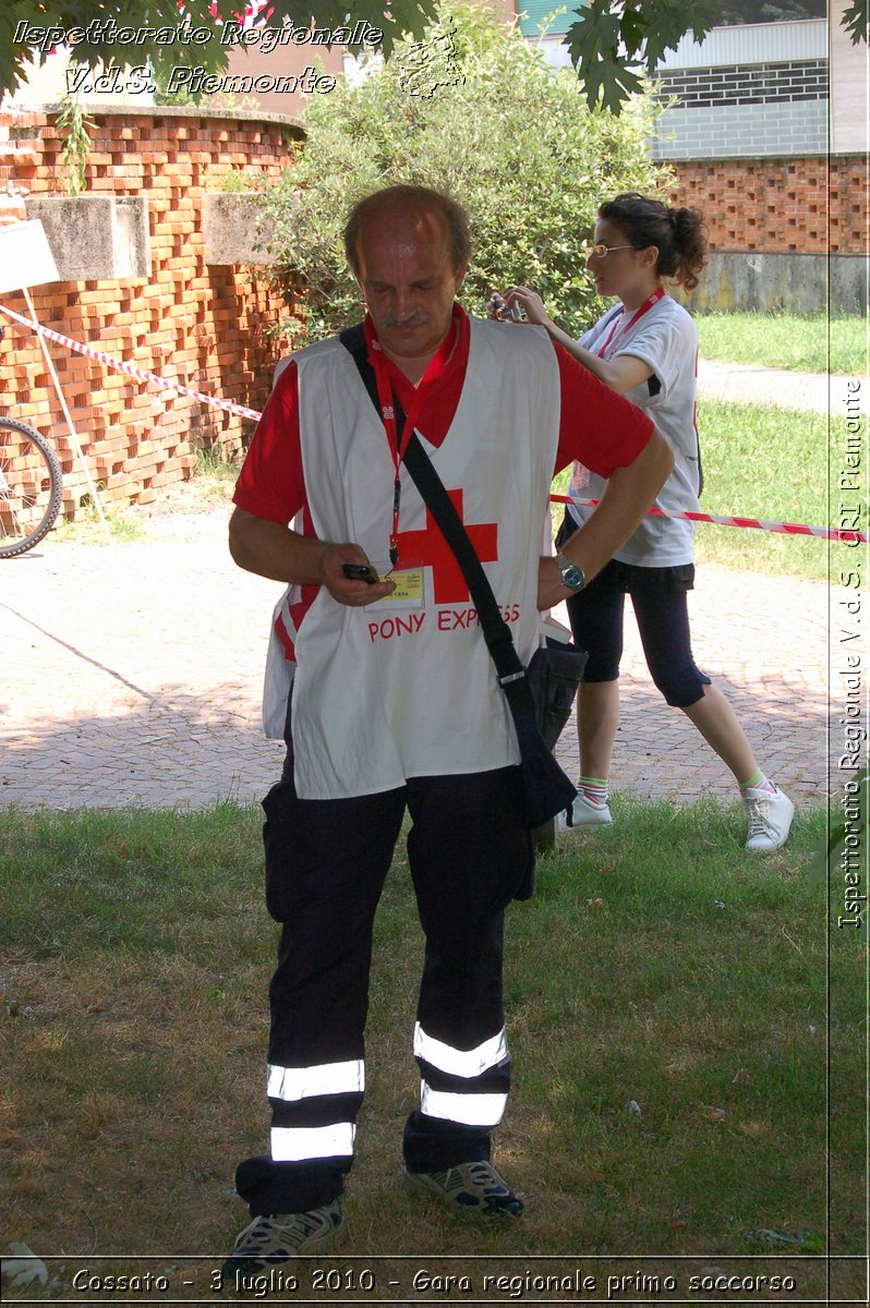 Cossato - 3 luglio 2010 - Gara regionale primo soccorso -  Croce Rossa Italiana - Ispettorato Regionale Volontari del Soccorso Piemonte