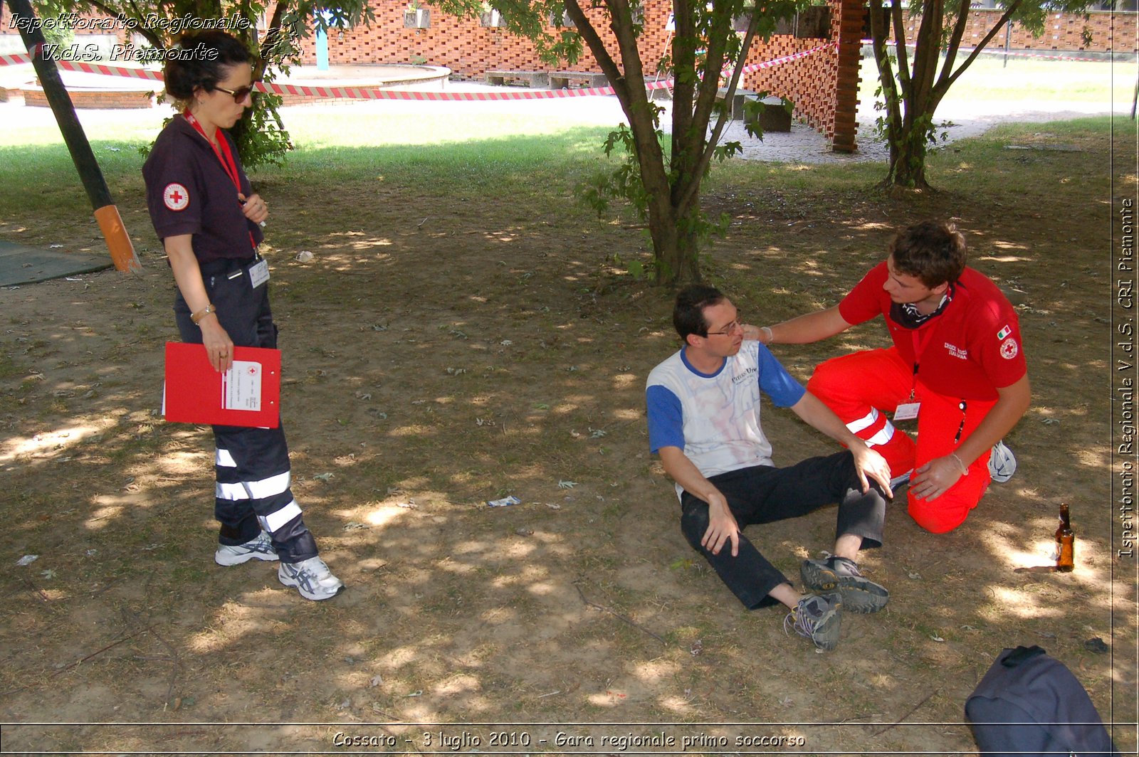 Cossato - 3 luglio 2010 - Gara regionale primo soccorso -  Croce Rossa Italiana - Ispettorato Regionale Volontari del Soccorso Piemonte