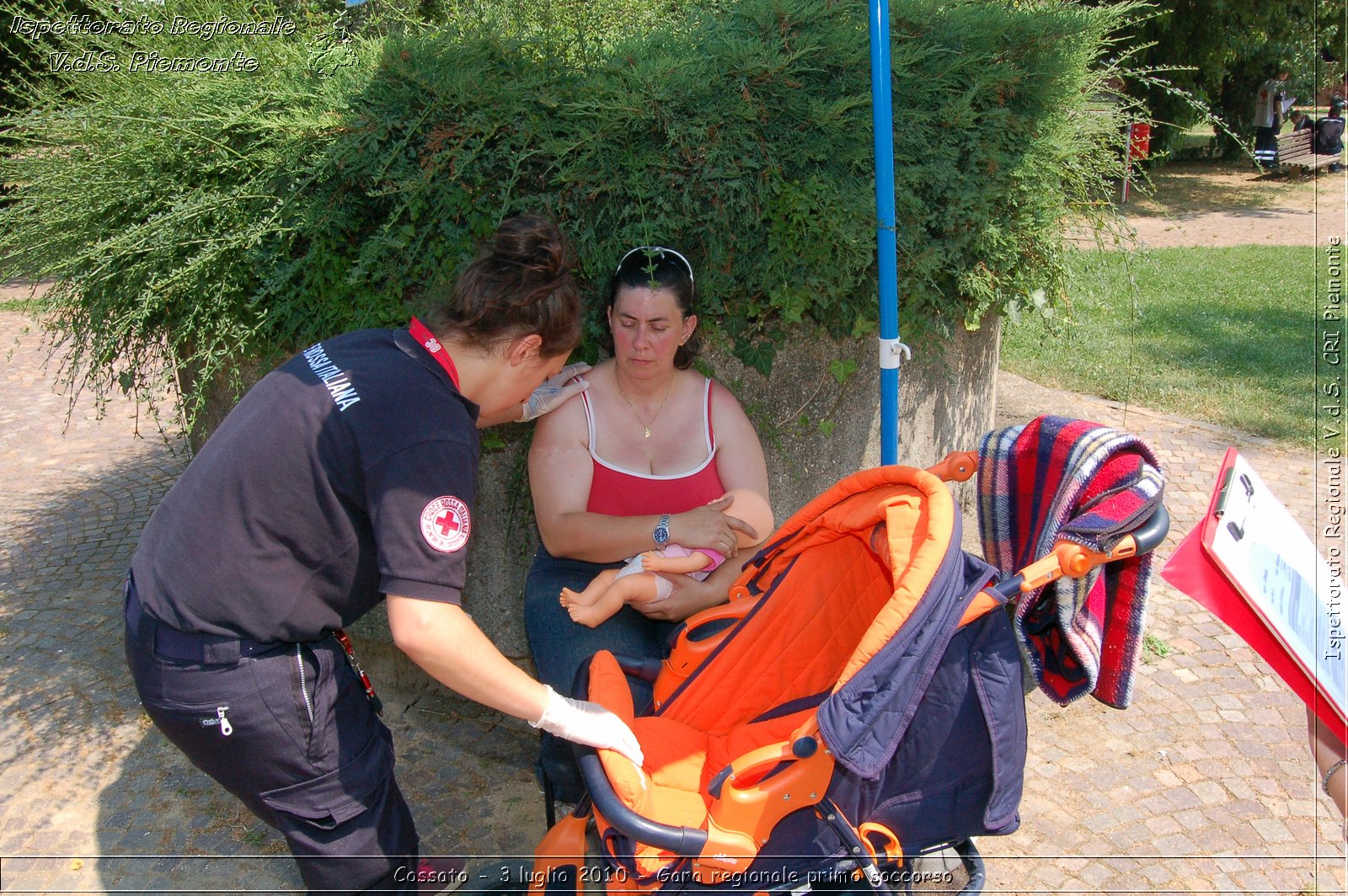 Cossato - 3 luglio 2010 - Gara regionale primo soccorso -  Croce Rossa Italiana - Ispettorato Regionale Volontari del Soccorso Piemonte