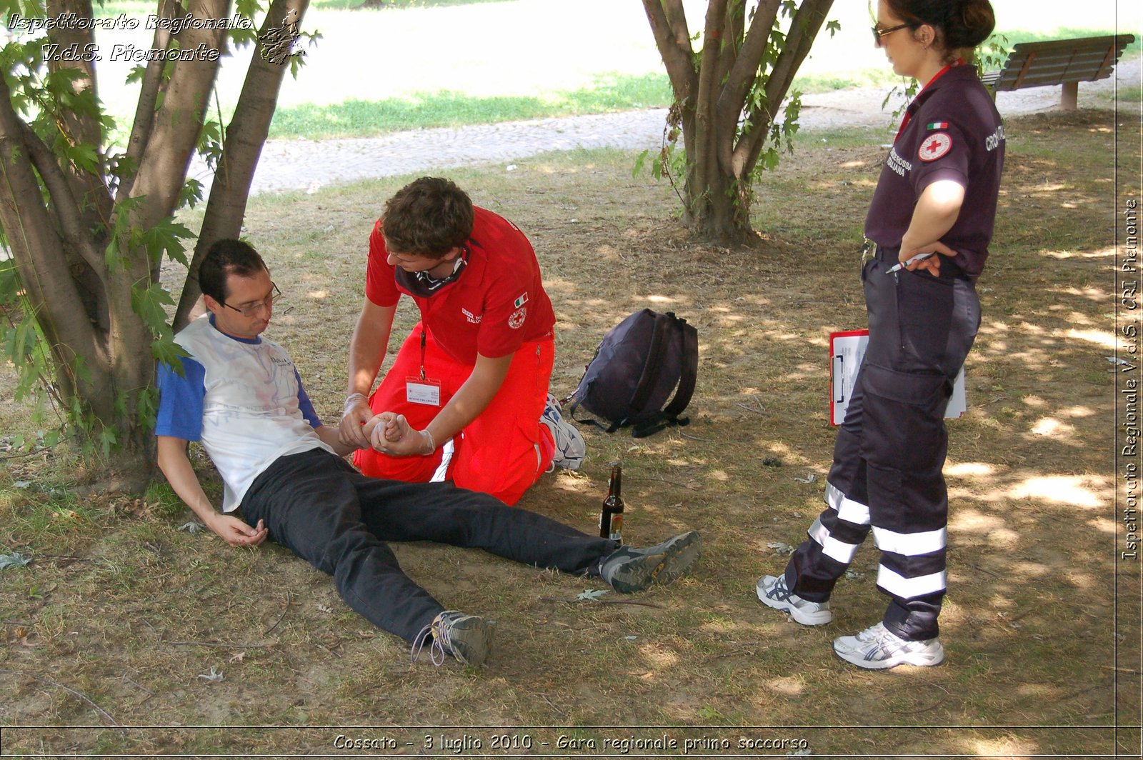 Cossato - 3 luglio 2010 - Gara regionale primo soccorso -  Croce Rossa Italiana - Ispettorato Regionale Volontari del Soccorso Piemonte