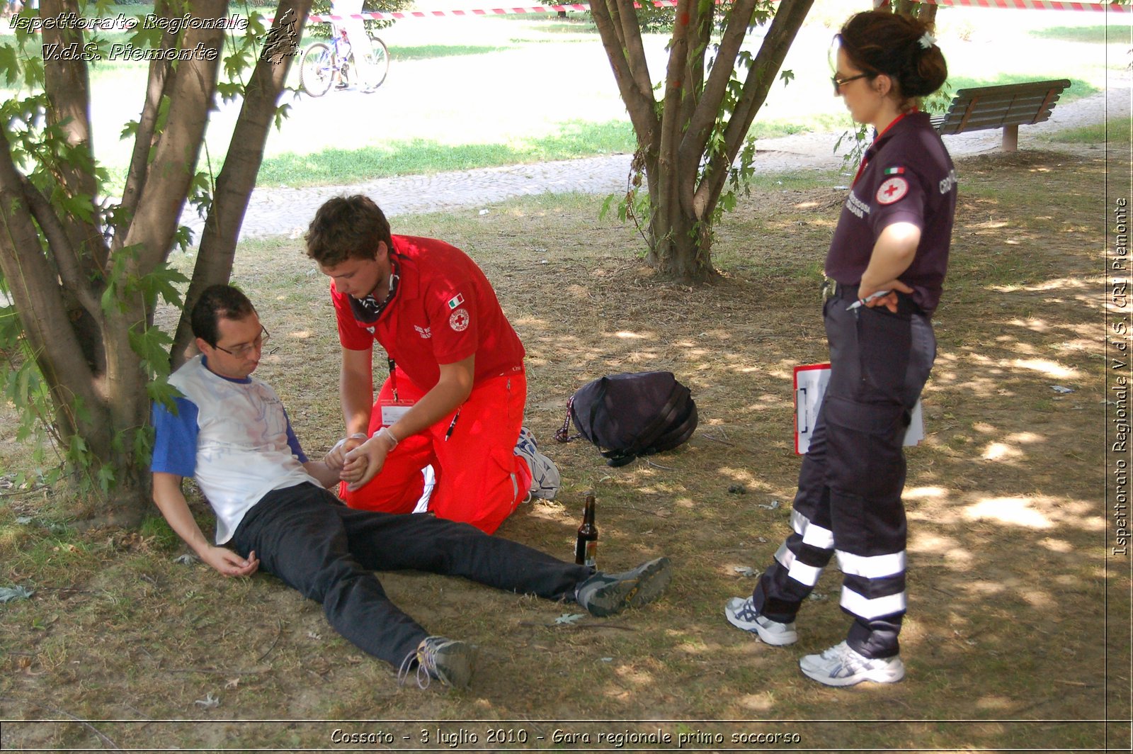 Cossato - 3 luglio 2010 - Gara regionale primo soccorso -  Croce Rossa Italiana - Ispettorato Regionale Volontari del Soccorso Piemonte