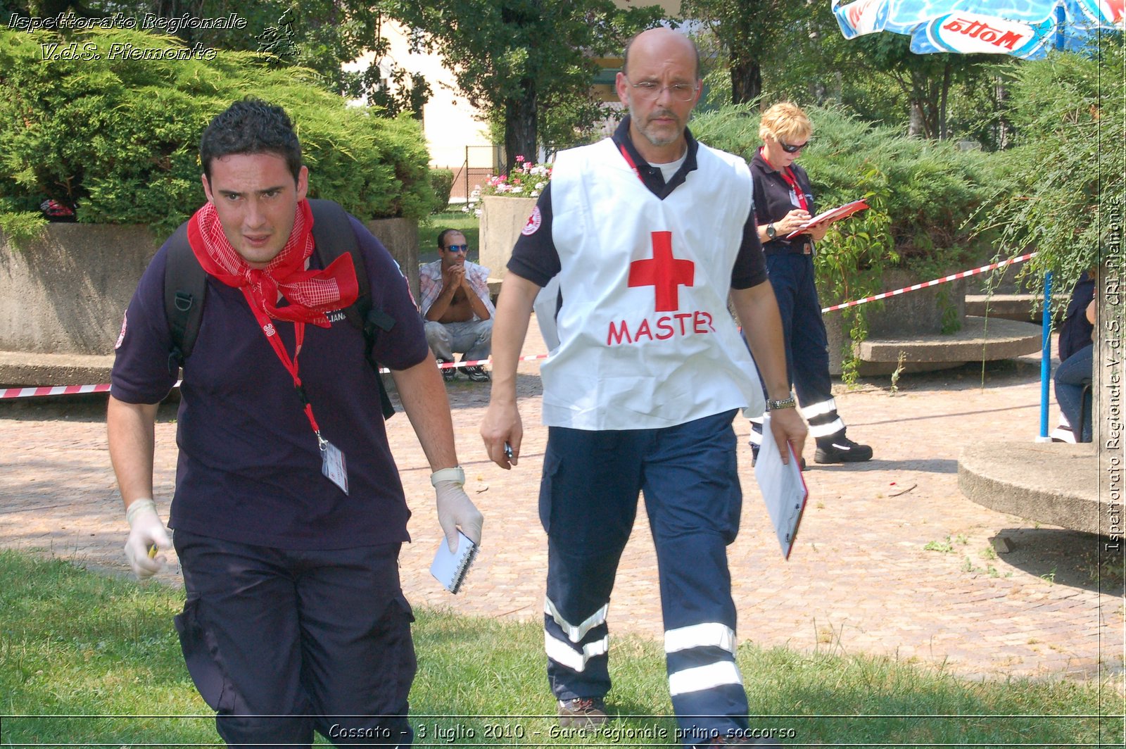 Cossato - 3 luglio 2010 - Gara regionale primo soccorso -  Croce Rossa Italiana - Ispettorato Regionale Volontari del Soccorso Piemonte