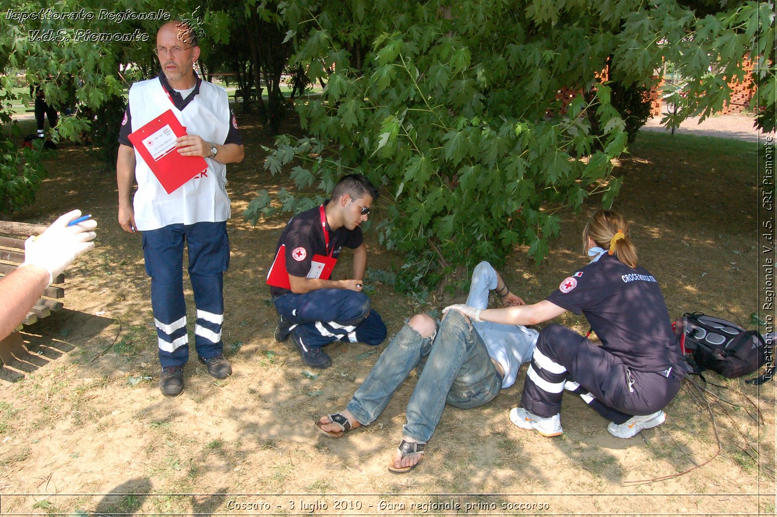 Cossato - 3 luglio 2010 - Gara regionale primo soccorso -  Croce Rossa Italiana - Ispettorato Regionale Volontari del Soccorso Piemonte