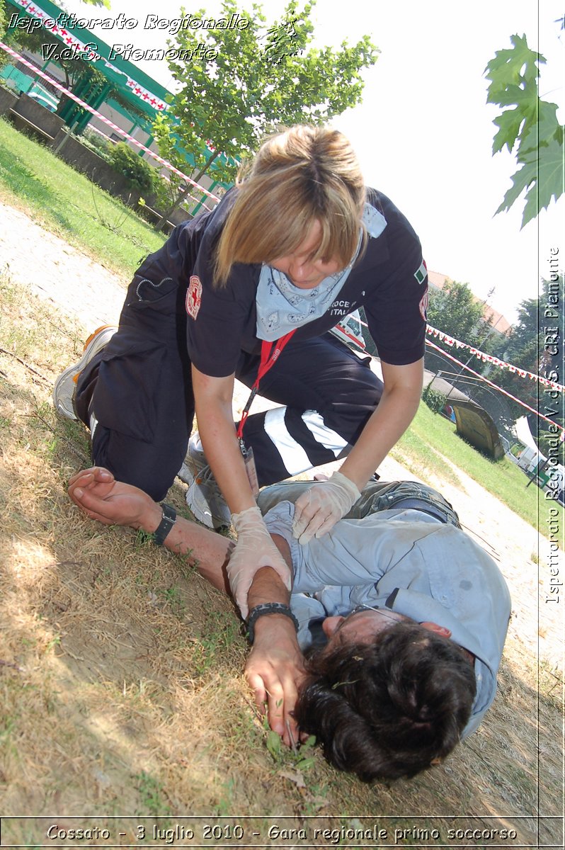 Cossato - 3 luglio 2010 - Gara regionale primo soccorso -  Croce Rossa Italiana - Ispettorato Regionale Volontari del Soccorso Piemonte