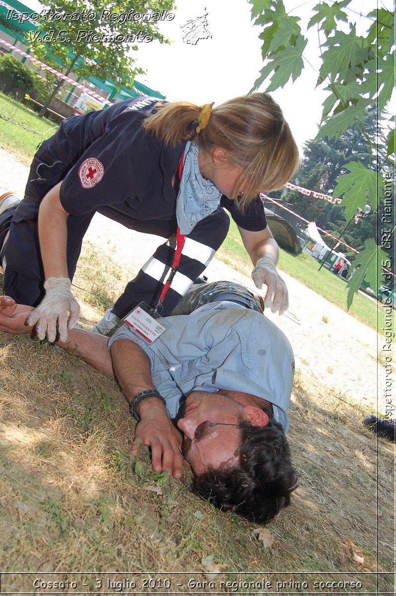 Cossato - 3 luglio 2010 - Gara regionale primo soccorso -  Croce Rossa Italiana - Ispettorato Regionale Volontari del Soccorso Piemonte