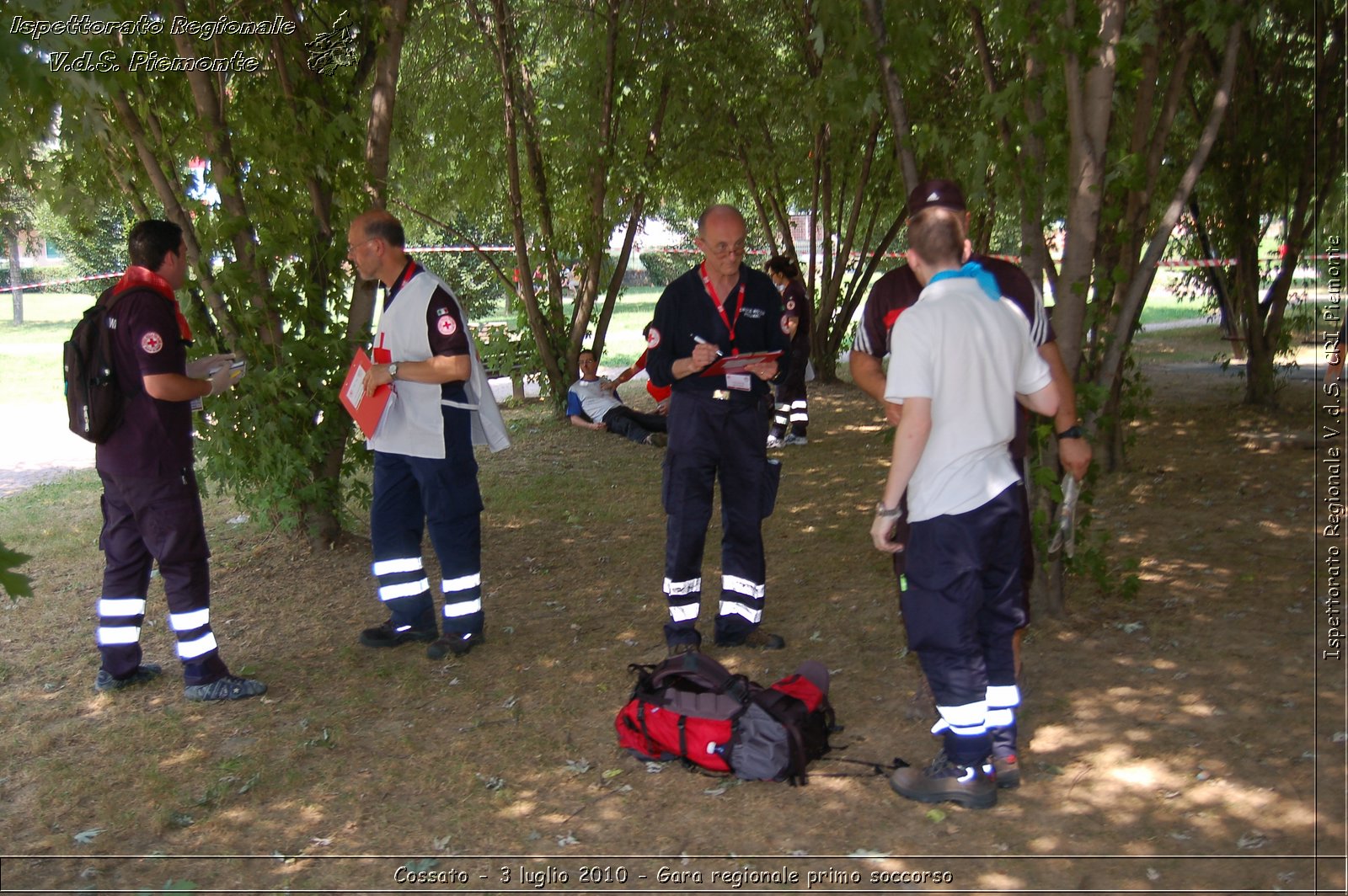 Cossato - 3 luglio 2010 - Gara regionale primo soccorso -  Croce Rossa Italiana - Ispettorato Regionale Volontari del Soccorso Piemonte