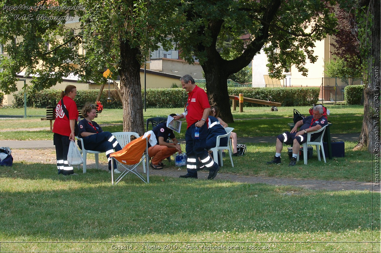 Cossato - 3 luglio 2010 - Gara regionale primo soccorso -  Croce Rossa Italiana - Ispettorato Regionale Volontari del Soccorso Piemonte