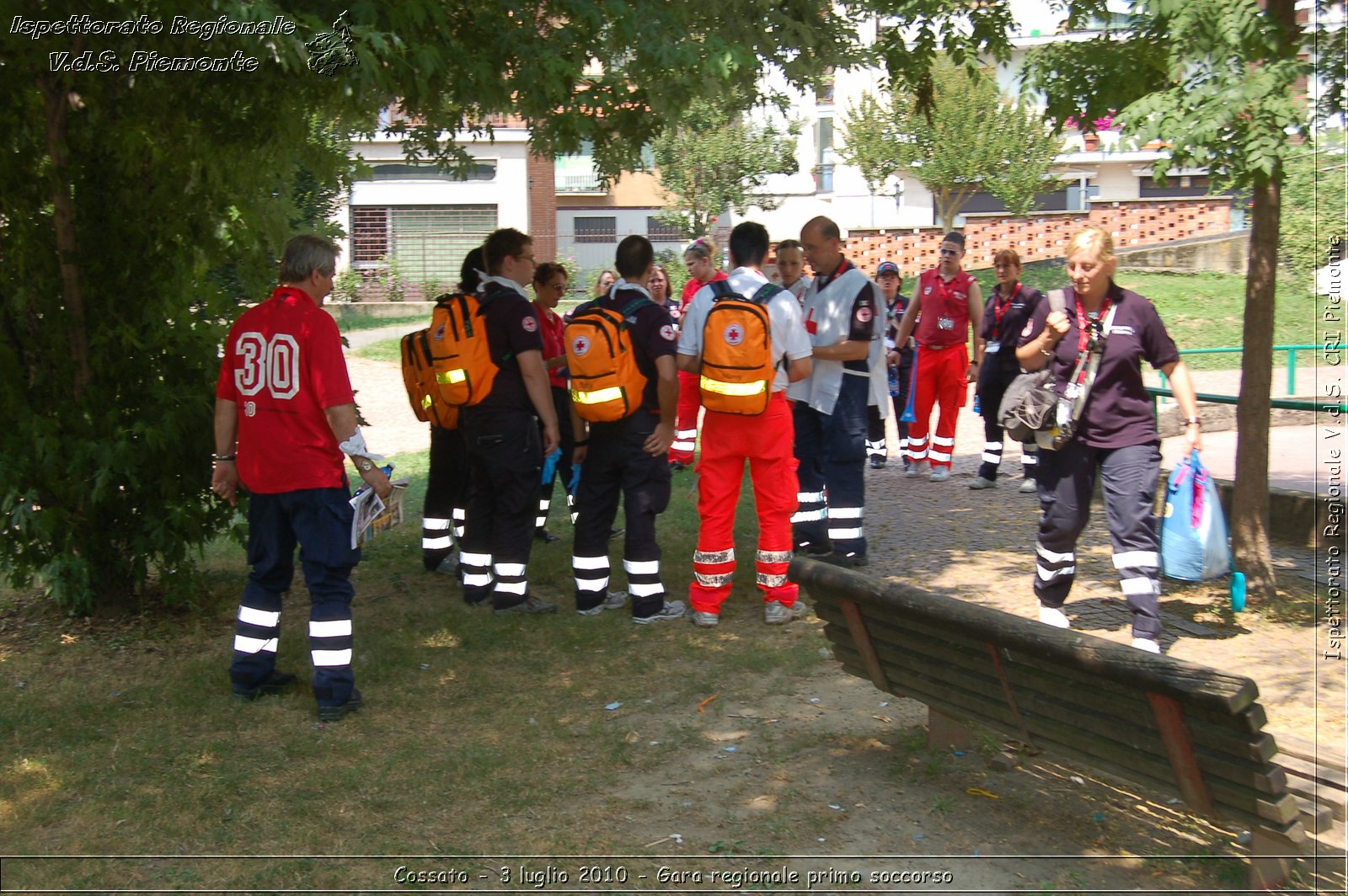 Cossato - 3 luglio 2010 - Gara regionale primo soccorso -  Croce Rossa Italiana - Ispettorato Regionale Volontari del Soccorso Piemonte