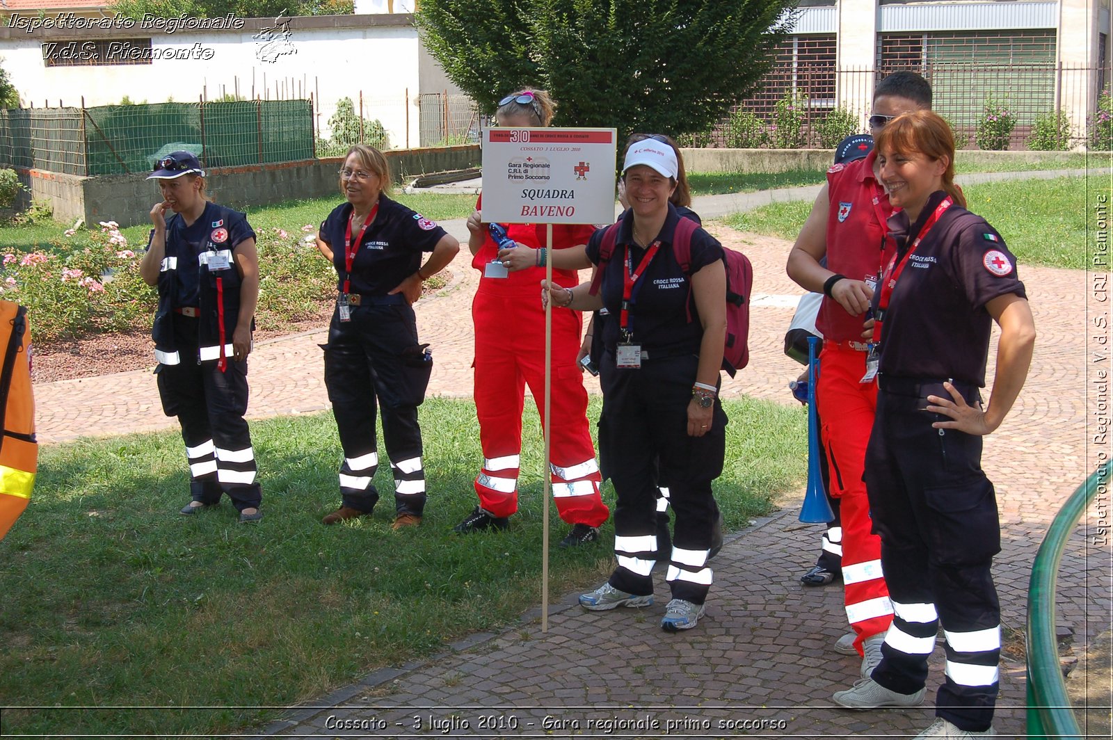 Cossato - 3 luglio 2010 - Gara regionale primo soccorso -  Croce Rossa Italiana - Ispettorato Regionale Volontari del Soccorso Piemonte