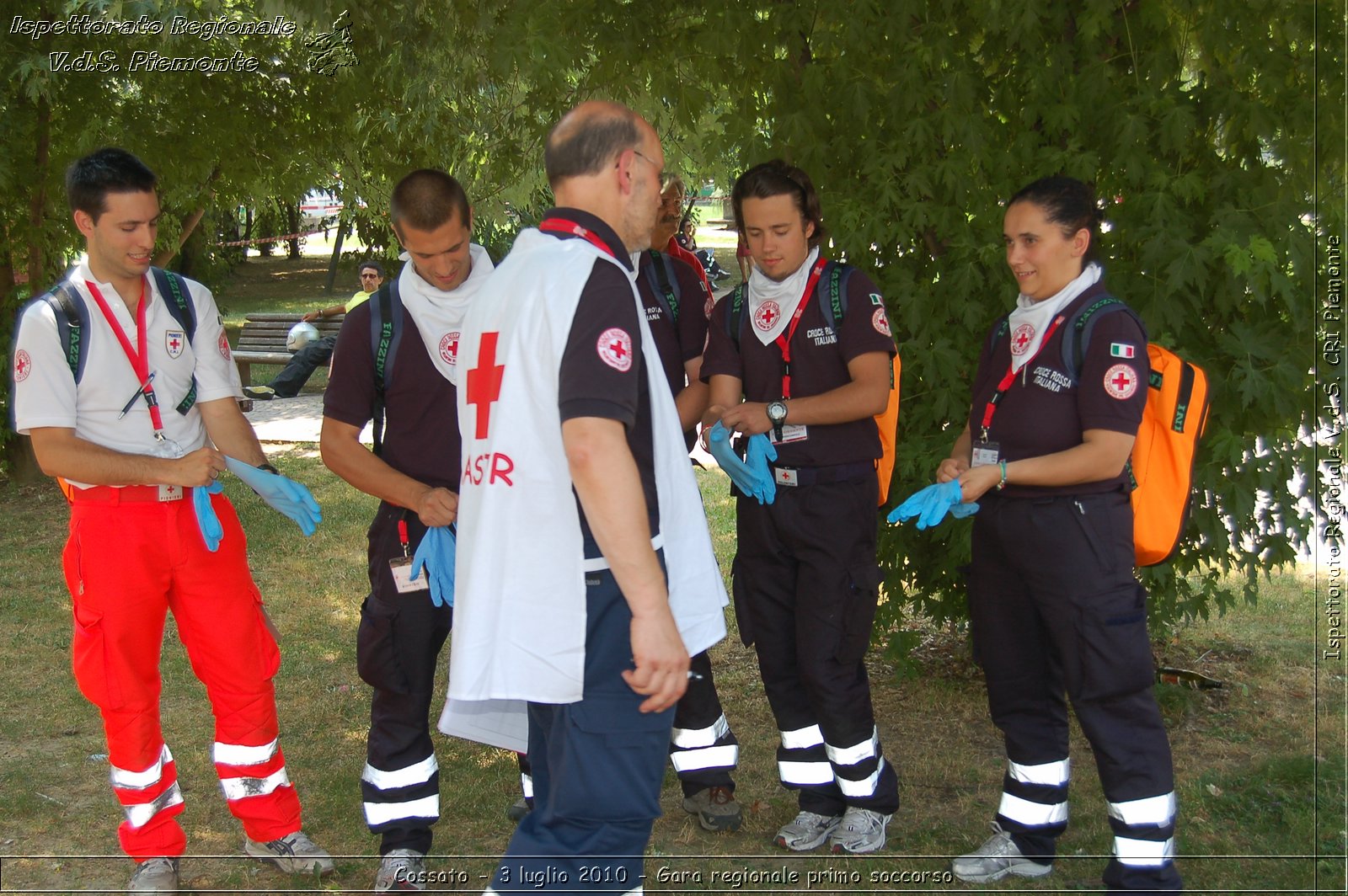 Cossato - 3 luglio 2010 - Gara regionale primo soccorso -  Croce Rossa Italiana - Ispettorato Regionale Volontari del Soccorso Piemonte