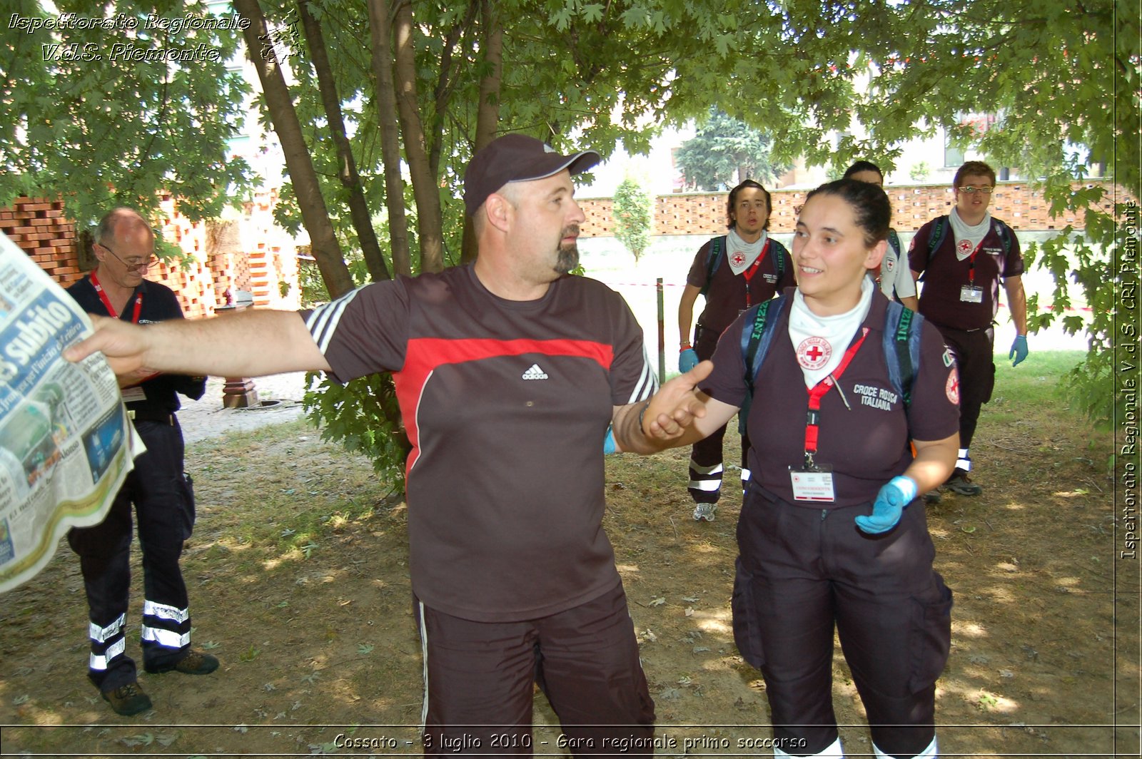 Cossato - 3 luglio 2010 - Gara regionale primo soccorso -  Croce Rossa Italiana - Ispettorato Regionale Volontari del Soccorso Piemonte