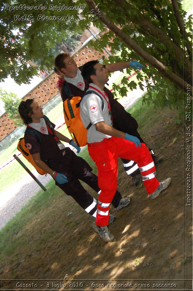 Cossato - 3 luglio 2010 - Gara regionale primo soccorso -  Croce Rossa Italiana - Ispettorato Regionale Volontari del Soccorso Piemonte