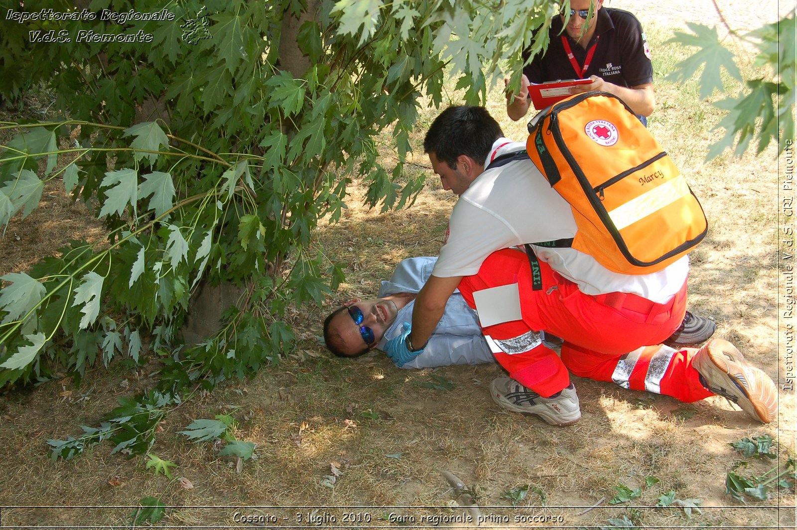 Cossato - 3 luglio 2010 - Gara regionale primo soccorso -  Croce Rossa Italiana - Ispettorato Regionale Volontari del Soccorso Piemonte