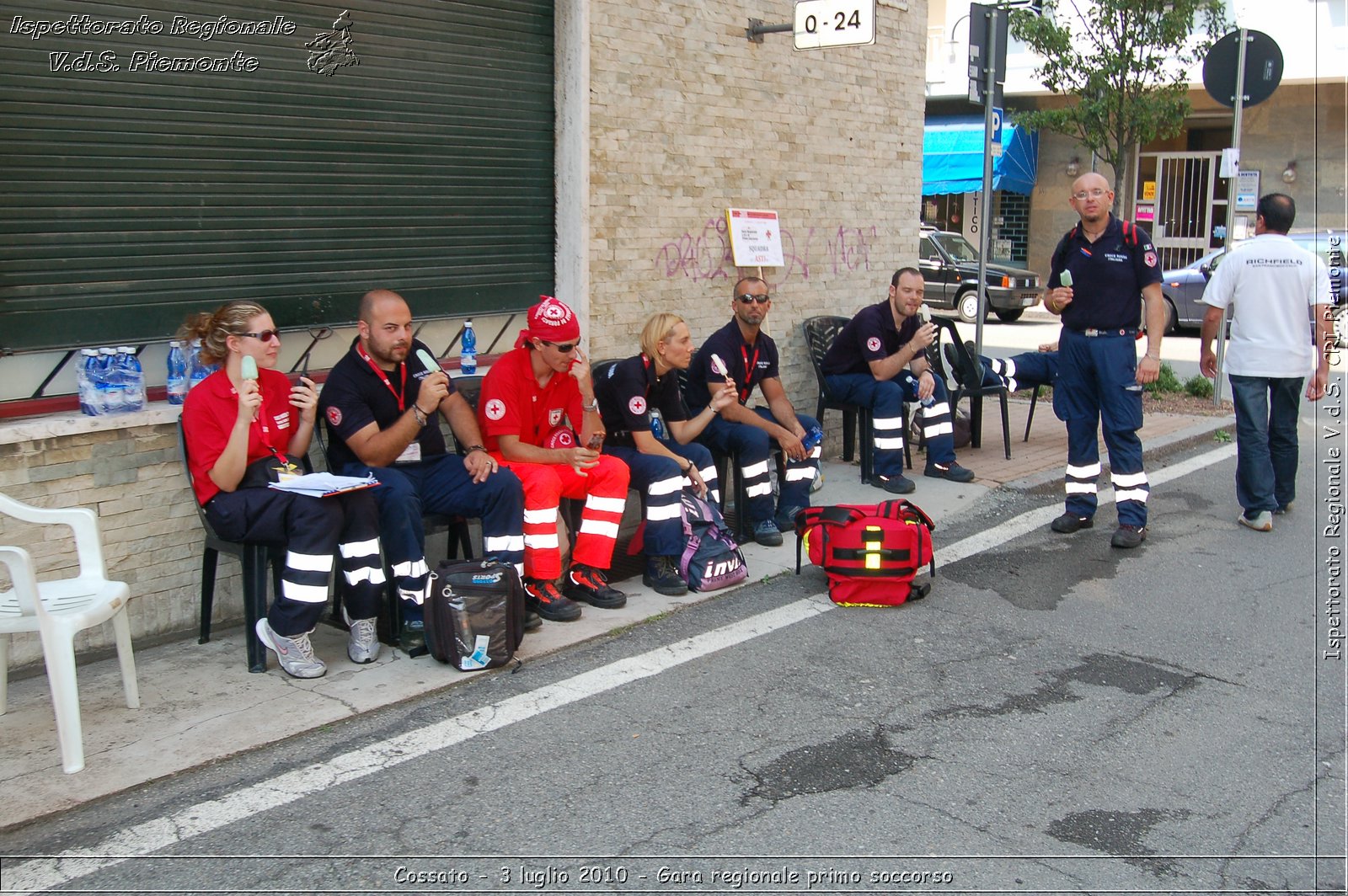 Cossato - 3 luglio 2010 - Gara regionale primo soccorso -  Croce Rossa Italiana - Ispettorato Regionale Volontari del Soccorso Piemonte