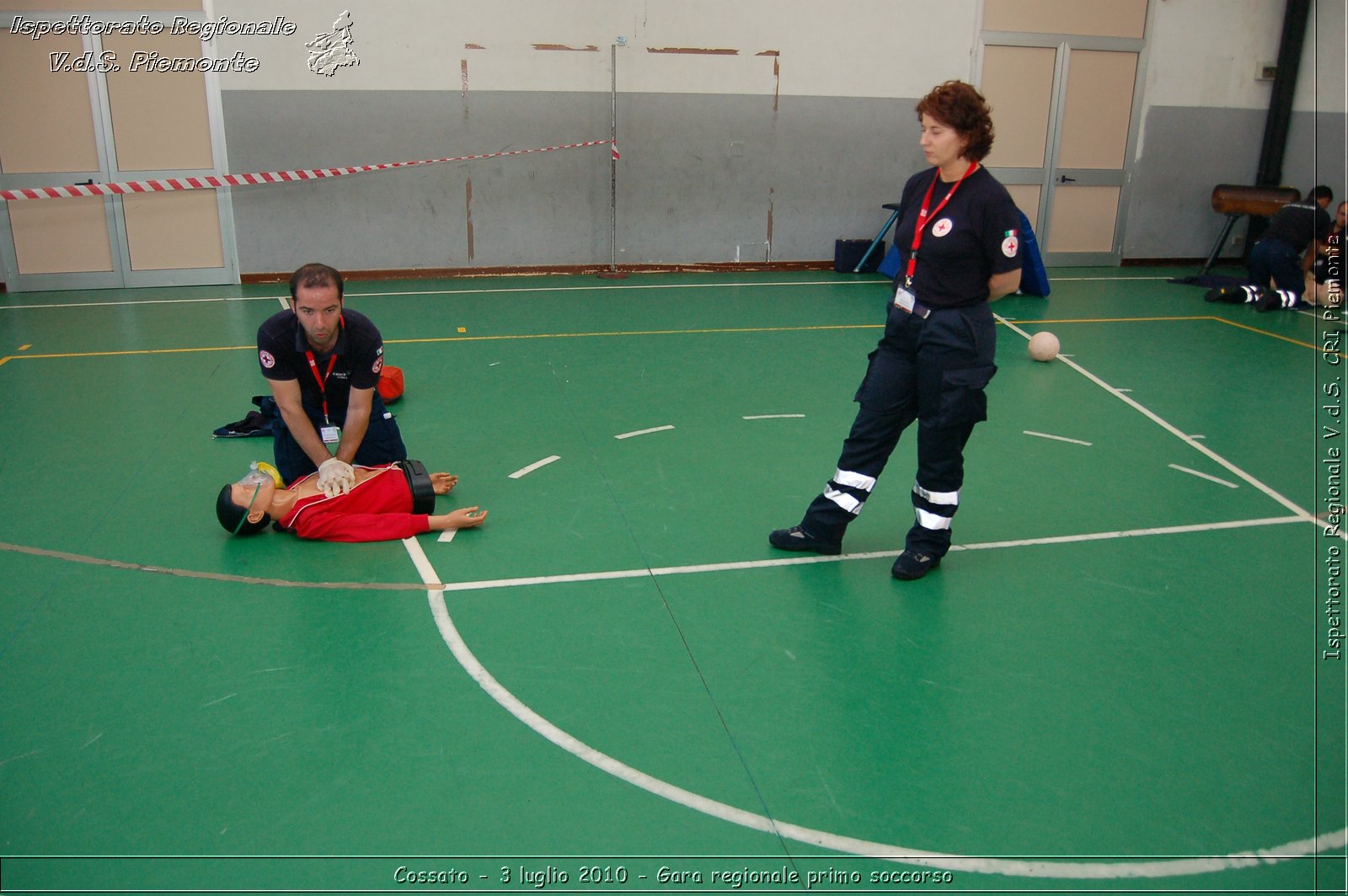 Cossato - 3 luglio 2010 - Gara regionale primo soccorso -  Croce Rossa Italiana - Ispettorato Regionale Volontari del Soccorso Piemonte