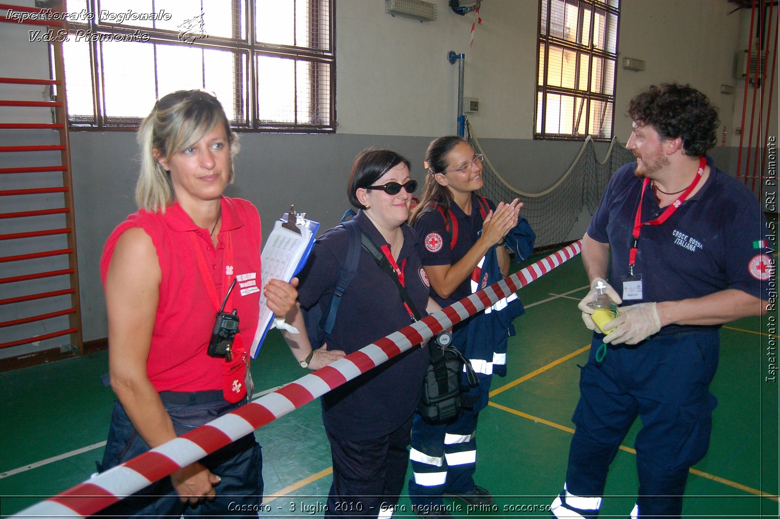 Cossato - 3 luglio 2010 - Gara regionale primo soccorso -  Croce Rossa Italiana - Ispettorato Regionale Volontari del Soccorso Piemonte