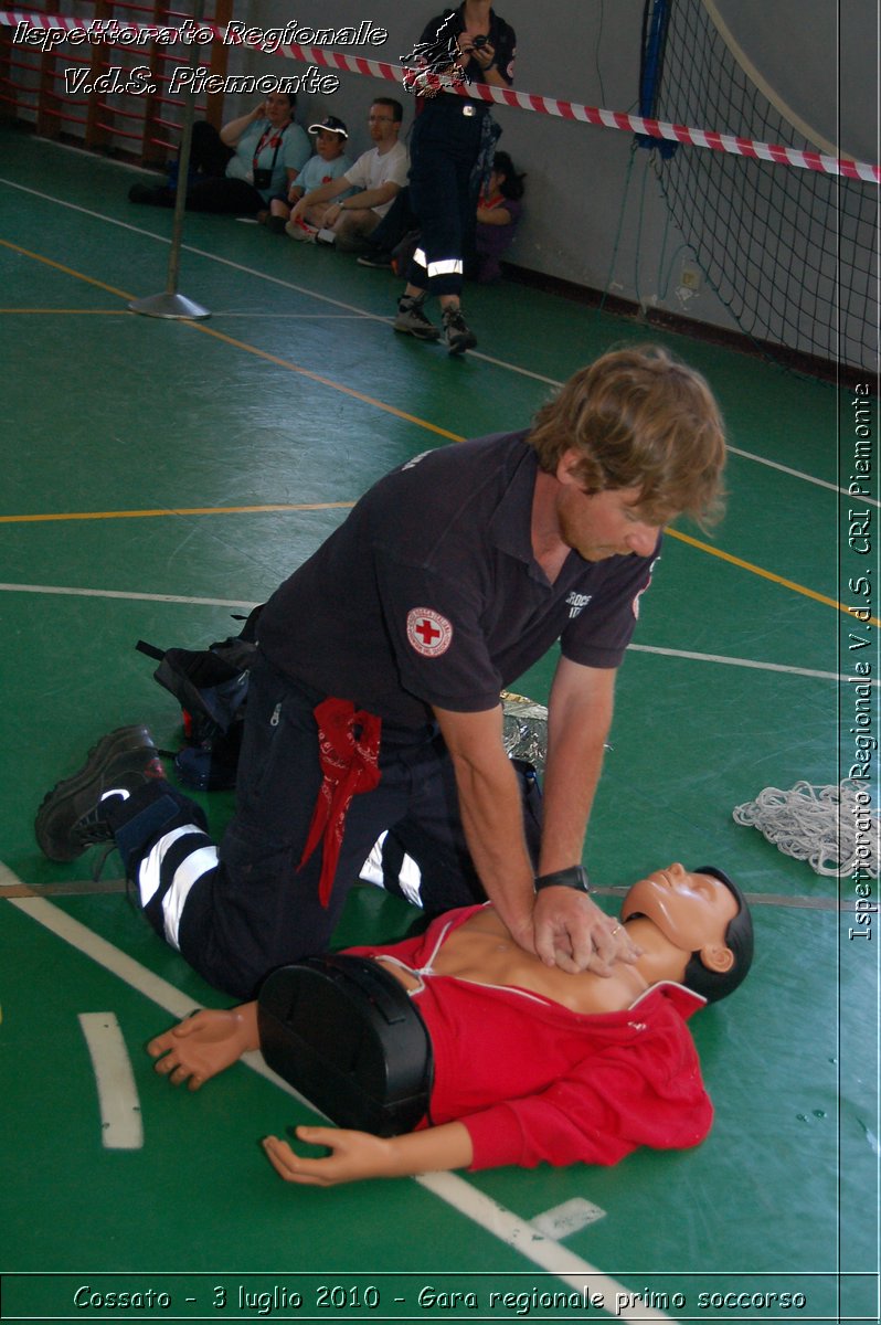 Cossato - 3 luglio 2010 - Gara regionale primo soccorso -  Croce Rossa Italiana - Ispettorato Regionale Volontari del Soccorso Piemonte