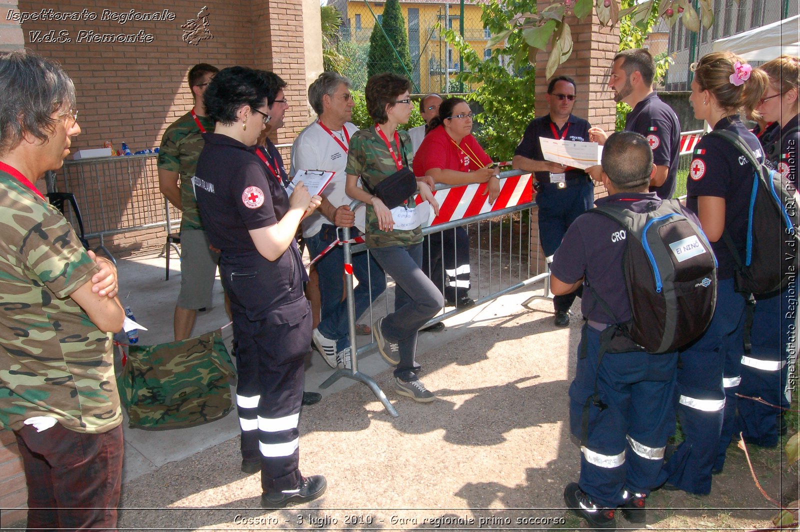 Cossato - 3 luglio 2010 - Gara regionale primo soccorso -  Croce Rossa Italiana - Ispettorato Regionale Volontari del Soccorso Piemonte