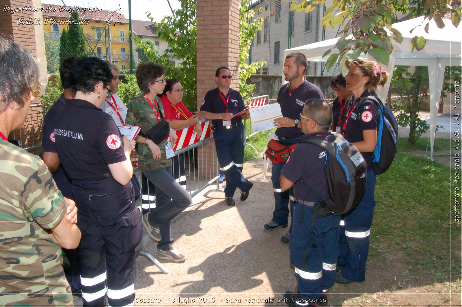 Cossato - 3 luglio 2010 - Gara regionale primo soccorso -  Croce Rossa Italiana - Ispettorato Regionale Volontari del Soccorso Piemonte