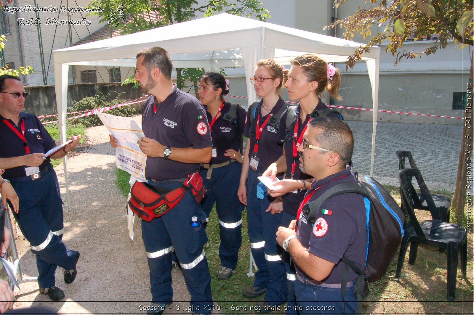 Cossato - 3 luglio 2010 - Gara regionale primo soccorso -  Croce Rossa Italiana - Ispettorato Regionale Volontari del Soccorso Piemonte