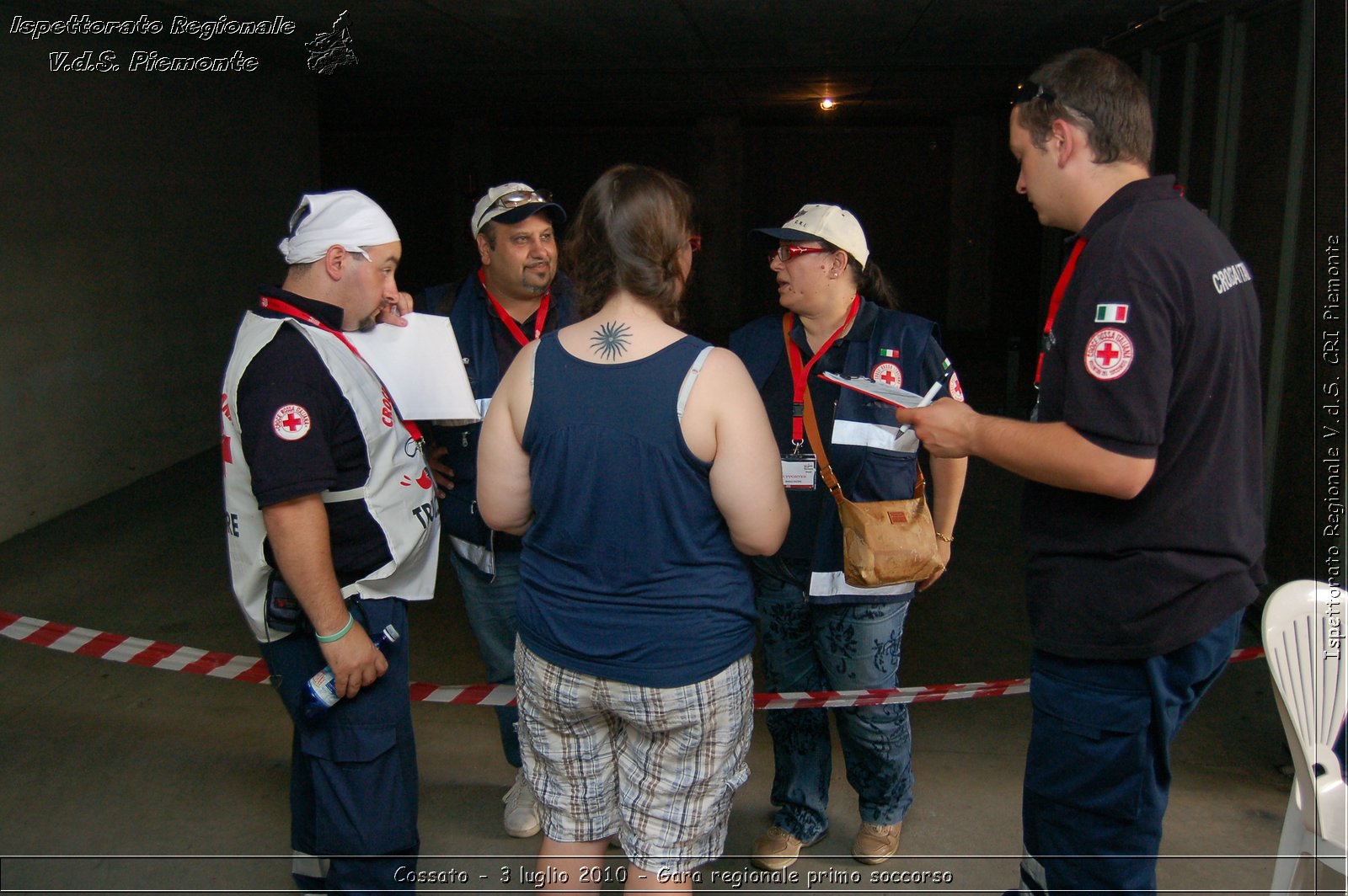 Cossato - 3 luglio 2010 - Gara regionale primo soccorso -  Croce Rossa Italiana - Ispettorato Regionale Volontari del Soccorso Piemonte