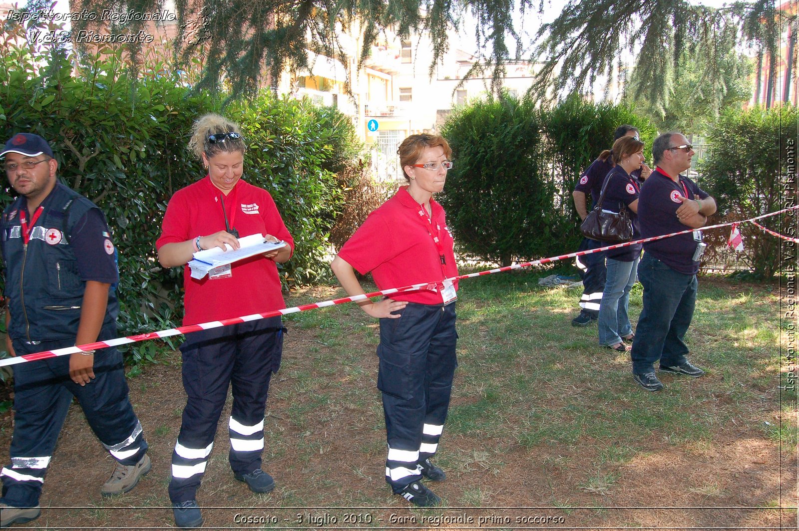 Cossato - 3 luglio 2010 - Gara regionale primo soccorso -  Croce Rossa Italiana - Ispettorato Regionale Volontari del Soccorso Piemonte