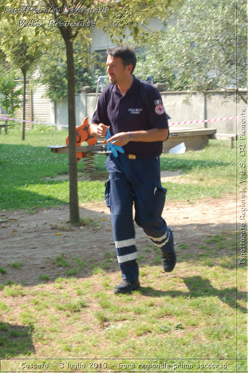 Cossato - 3 luglio 2010 - Gara regionale primo soccorso -  Croce Rossa Italiana - Ispettorato Regionale Volontari del Soccorso Piemonte