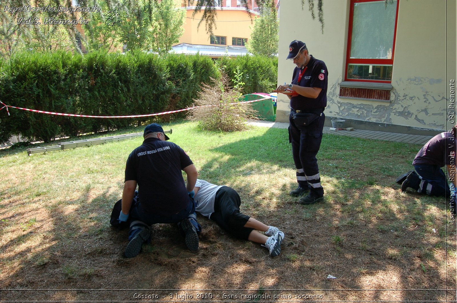 Cossato - 3 luglio 2010 - Gara regionale primo soccorso -  Croce Rossa Italiana - Ispettorato Regionale Volontari del Soccorso Piemonte