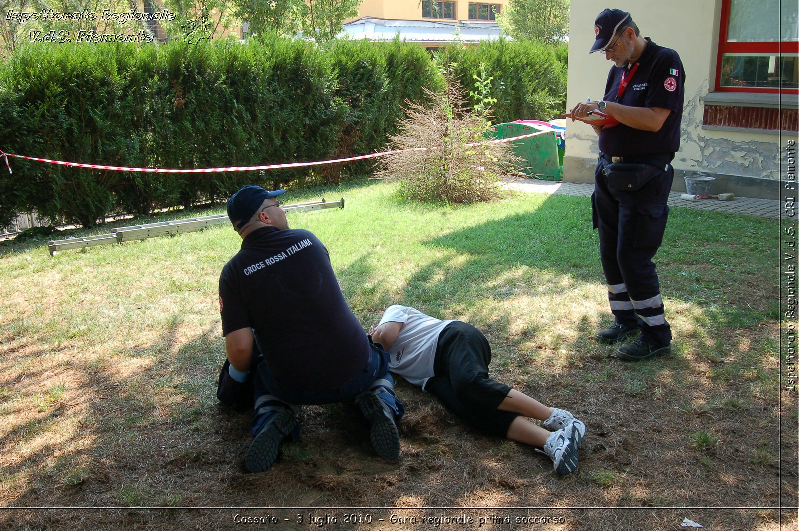 Cossato - 3 luglio 2010 - Gara regionale primo soccorso -  Croce Rossa Italiana - Ispettorato Regionale Volontari del Soccorso Piemonte