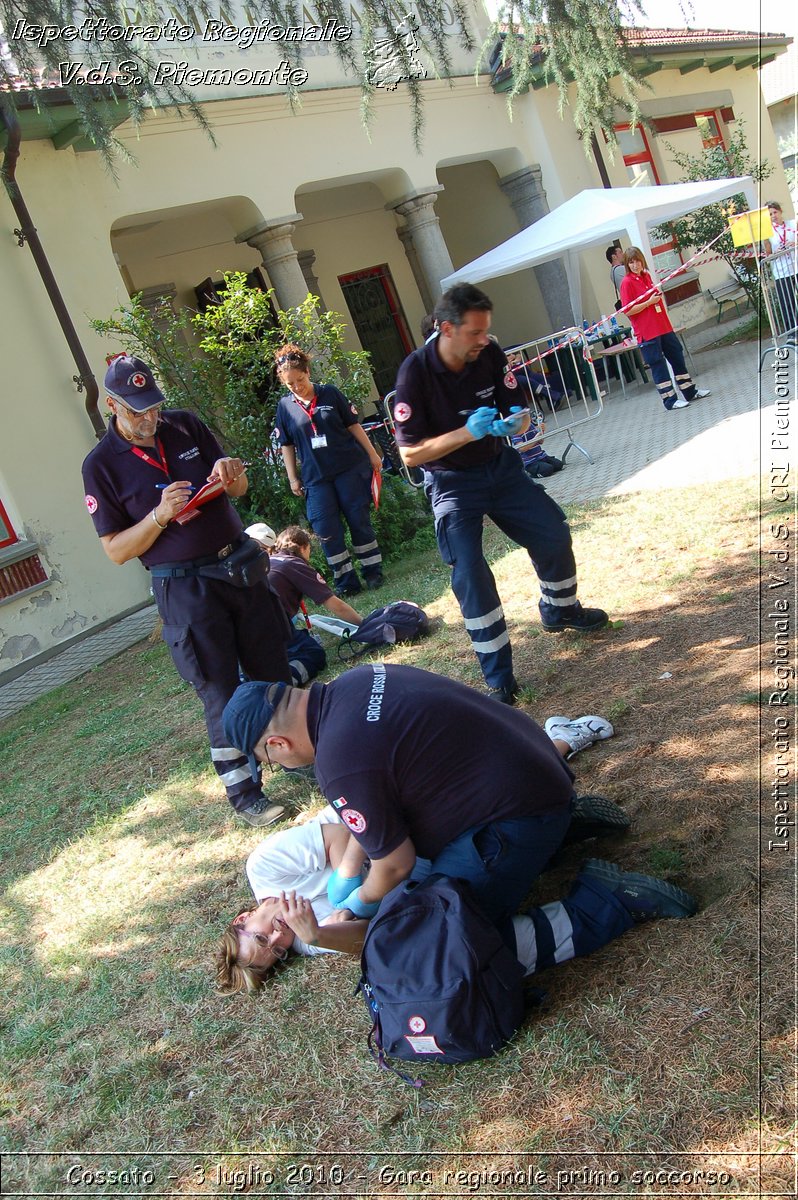 Cossato - 3 luglio 2010 - Gara regionale primo soccorso -  Croce Rossa Italiana - Ispettorato Regionale Volontari del Soccorso Piemonte