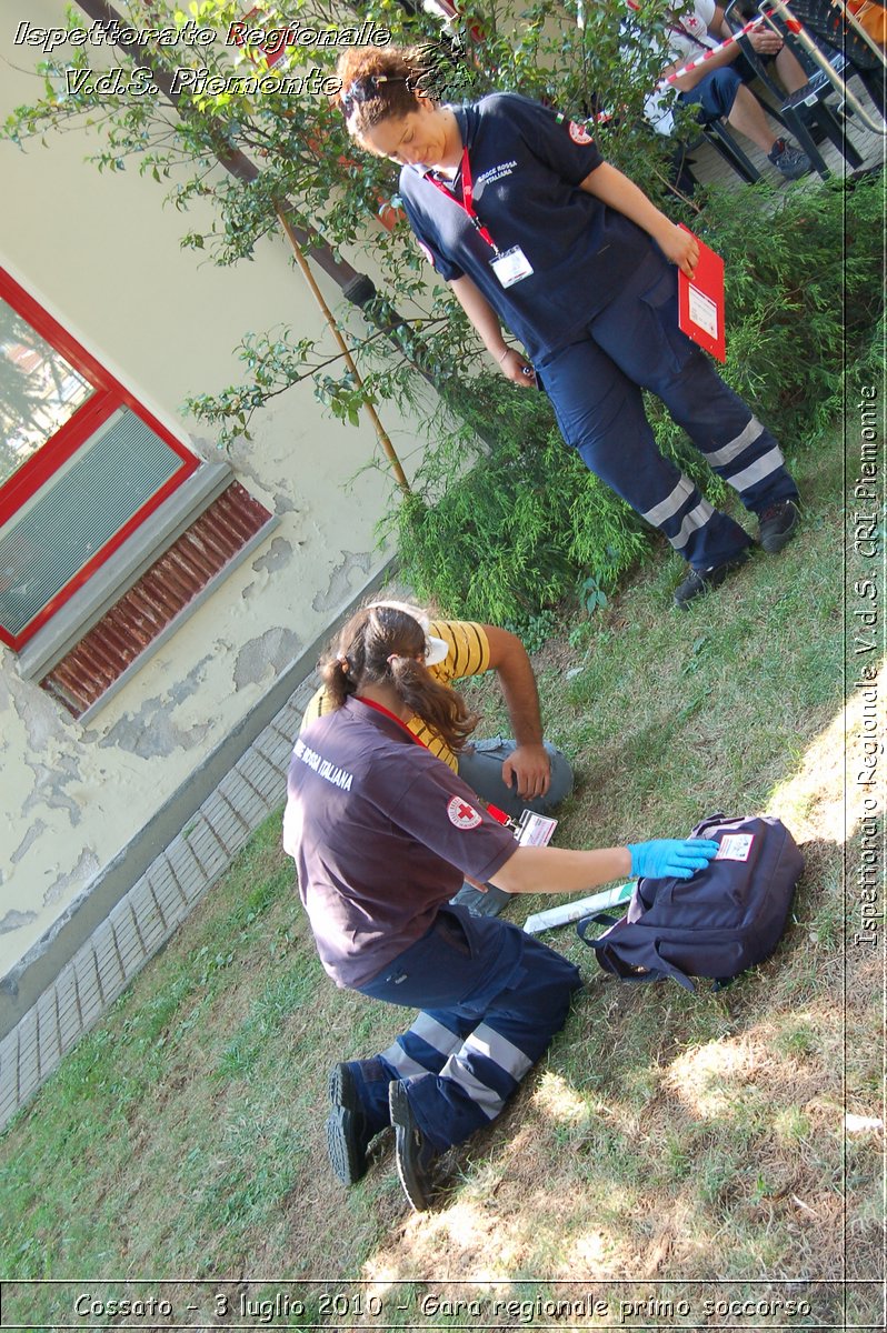 Cossato - 3 luglio 2010 - Gara regionale primo soccorso -  Croce Rossa Italiana - Ispettorato Regionale Volontari del Soccorso Piemonte