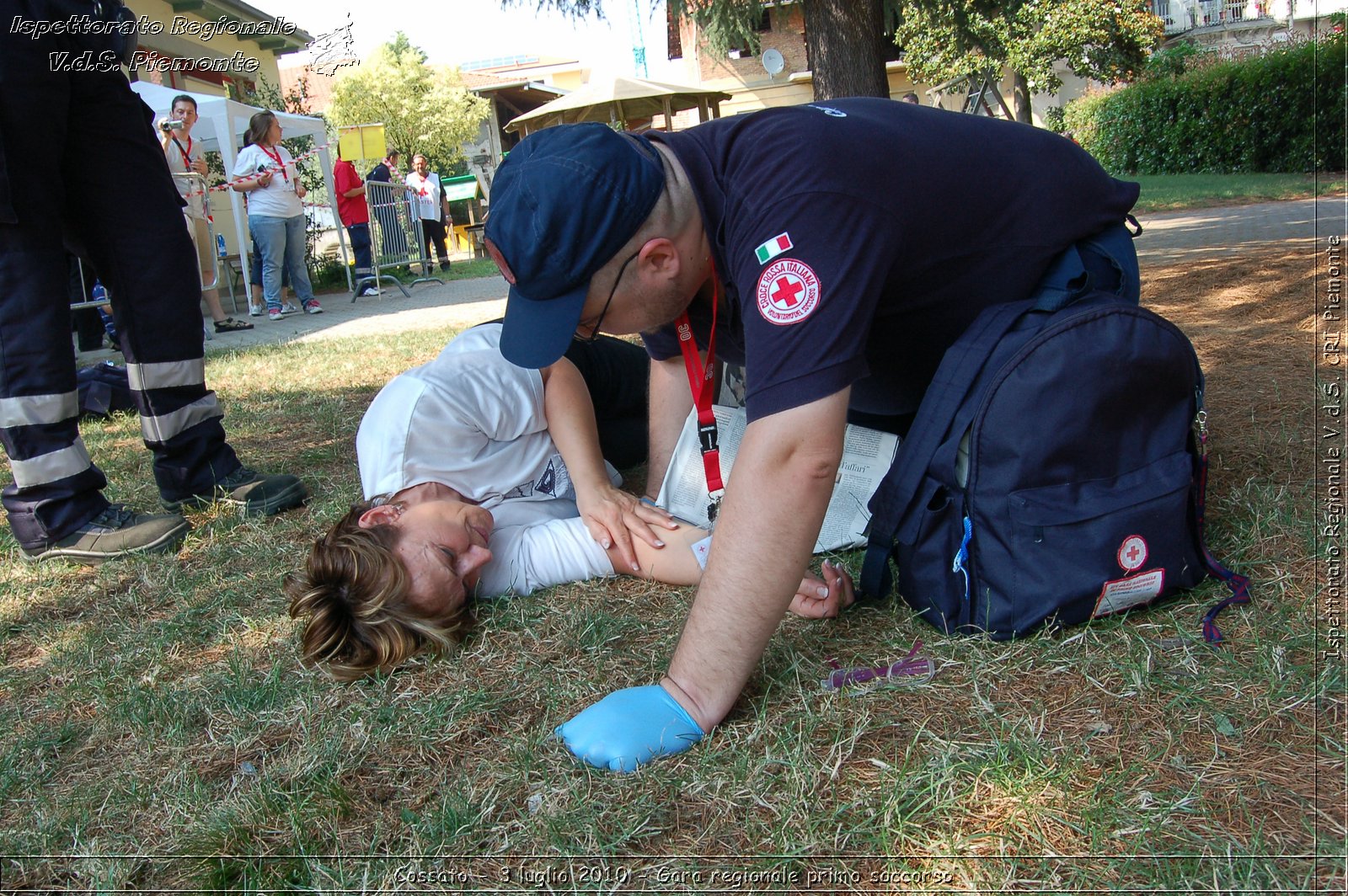 Cossato - 3 luglio 2010 - Gara regionale primo soccorso -  Croce Rossa Italiana - Ispettorato Regionale Volontari del Soccorso Piemonte