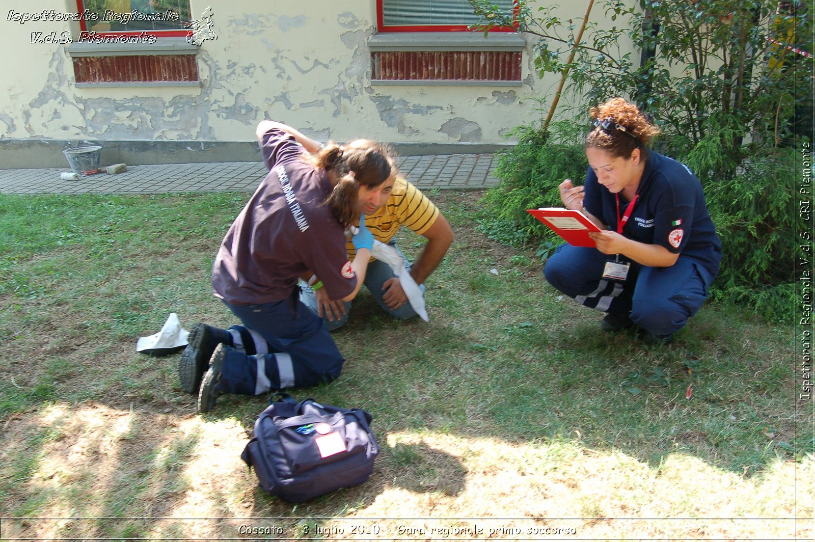 Cossato - 3 luglio 2010 - Gara regionale primo soccorso -  Croce Rossa Italiana - Ispettorato Regionale Volontari del Soccorso Piemonte