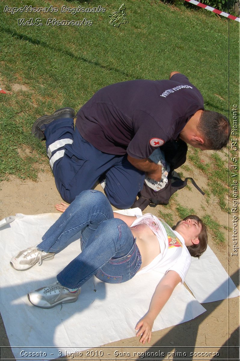 Cossato - 3 luglio 2010 - Gara regionale primo soccorso -  Croce Rossa Italiana - Ispettorato Regionale Volontari del Soccorso Piemonte