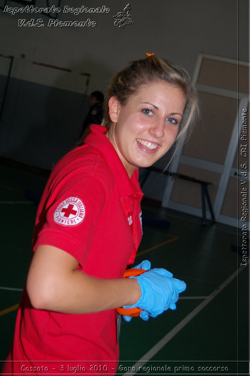 Cossato - 3 luglio 2010 - Gara regionale primo soccorso -  Croce Rossa Italiana - Ispettorato Regionale Volontari del Soccorso Piemonte