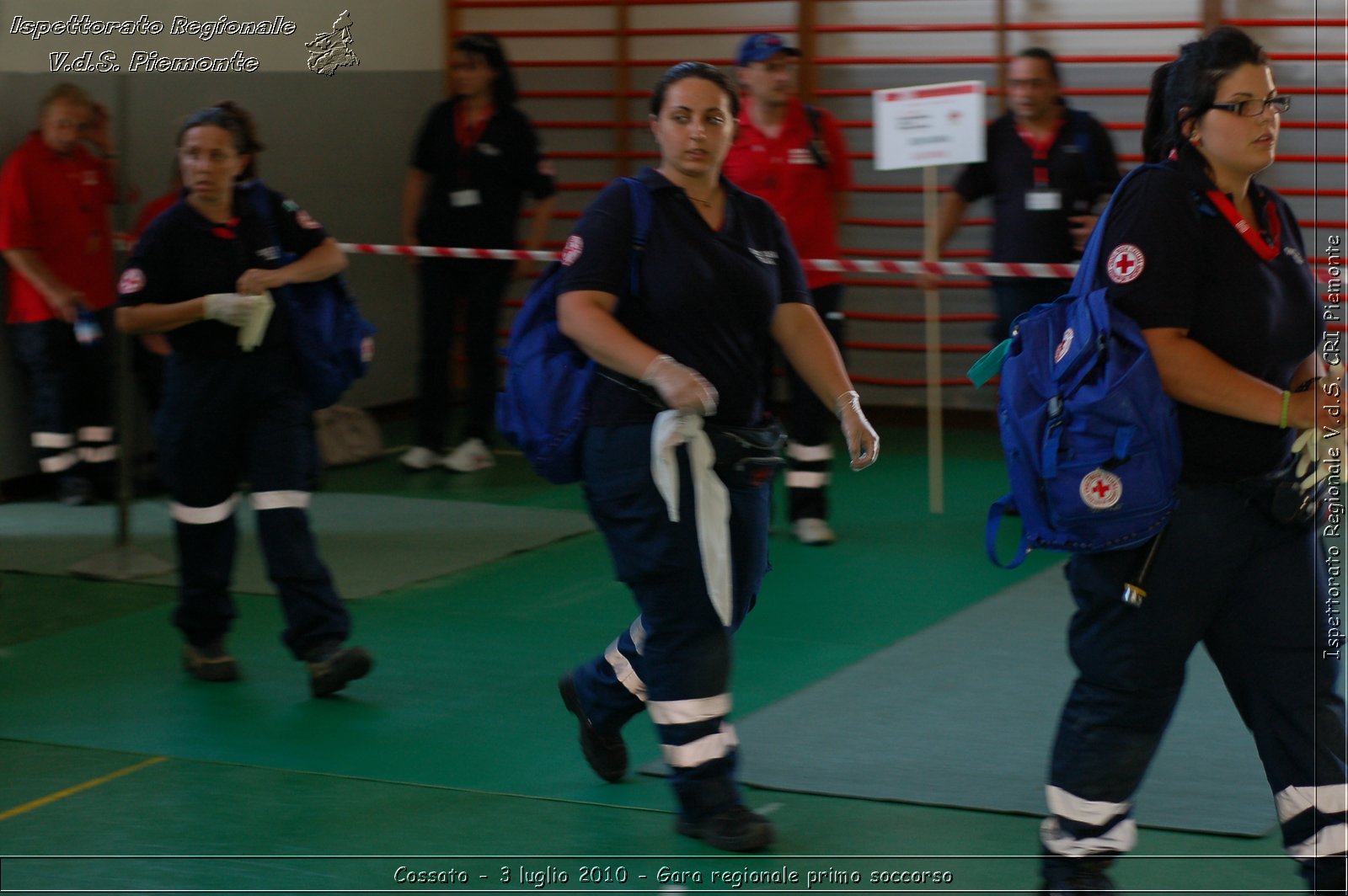 Cossato - 3 luglio 2010 - Gara regionale primo soccorso -  Croce Rossa Italiana - Ispettorato Regionale Volontari del Soccorso Piemonte