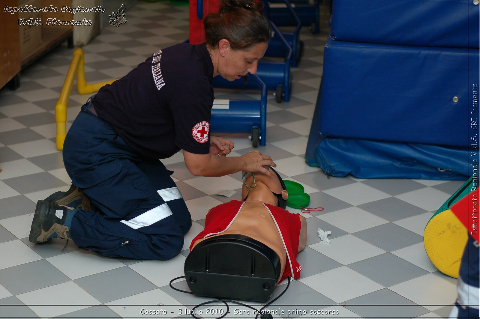 Cossato - 3 luglio 2010 - Gara regionale primo soccorso -  Croce Rossa Italiana - Ispettorato Regionale Volontari del Soccorso Piemonte