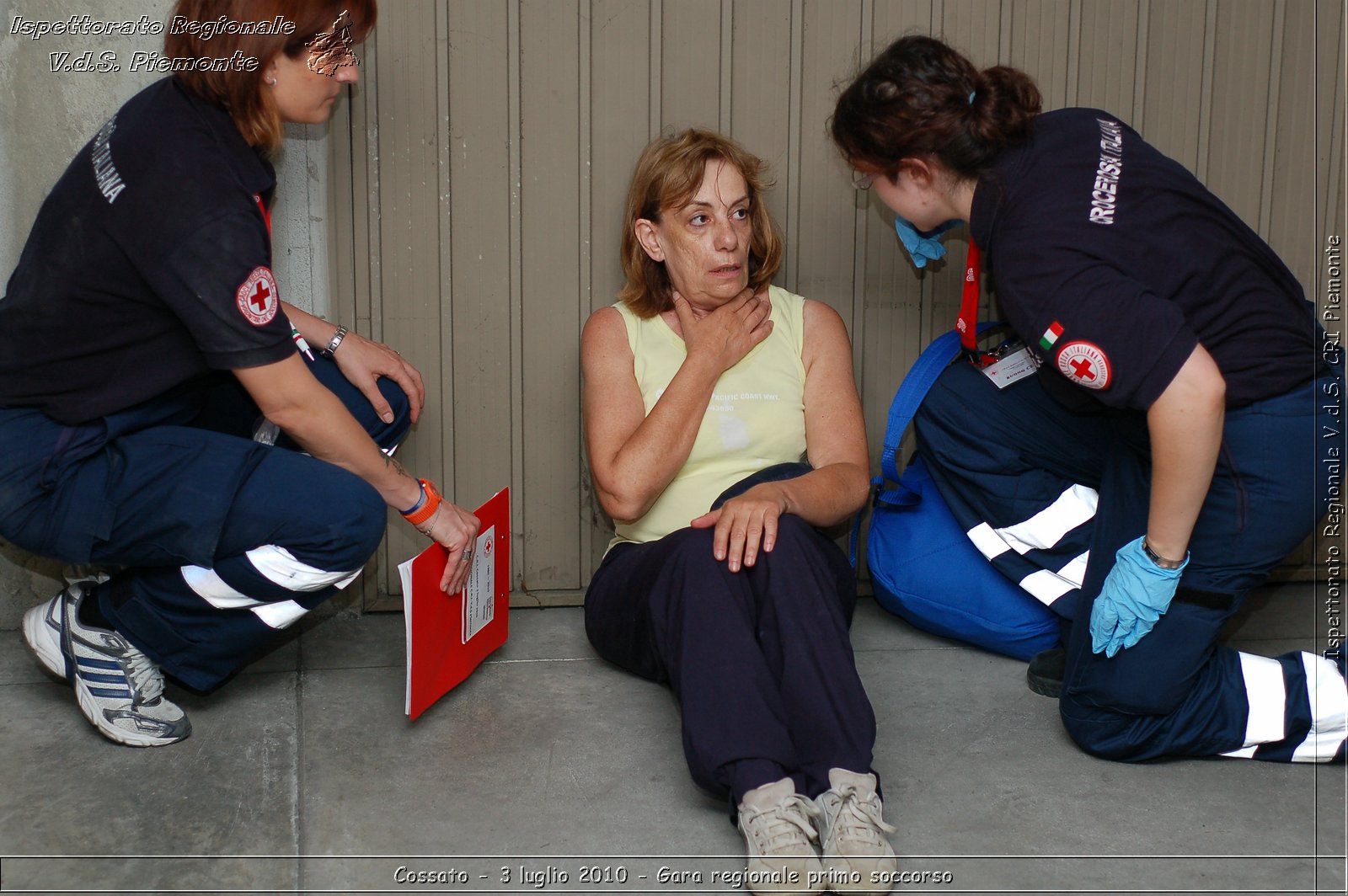 Cossato - 3 luglio 2010 - Gara regionale primo soccorso -  Croce Rossa Italiana - Ispettorato Regionale Volontari del Soccorso Piemonte