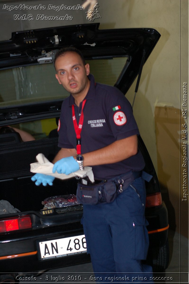 Cossato - 3 luglio 2010 - Gara regionale primo soccorso -  Croce Rossa Italiana - Ispettorato Regionale Volontari del Soccorso Piemonte