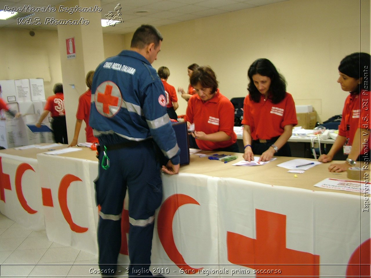 Cossato - 3 luglio 2010 - Gara regionale primo soccorso -  Croce Rossa Italiana - Ispettorato Regionale Volontari del Soccorso Piemonte