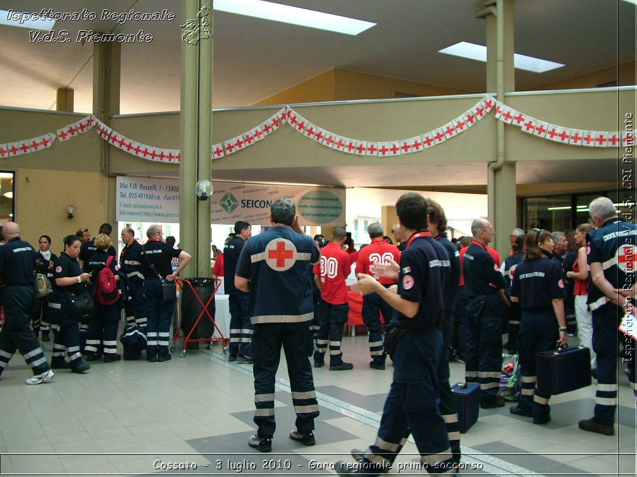 Cossato - 3 luglio 2010 - Gara regionale primo soccorso -  Croce Rossa Italiana - Ispettorato Regionale Volontari del Soccorso Piemonte