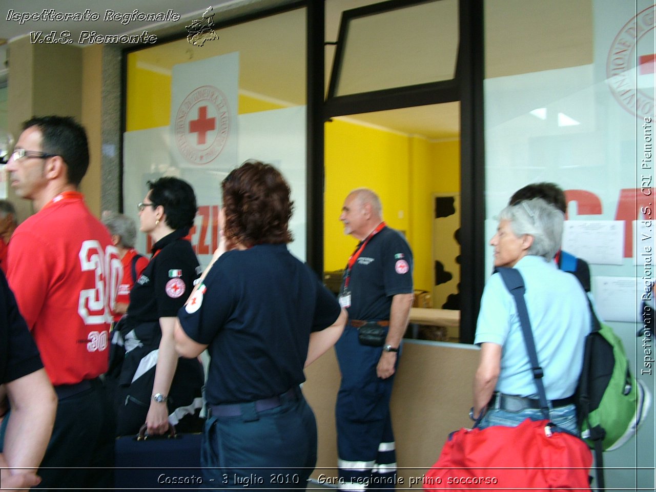 Cossato - 3 luglio 2010 - Gara regionale primo soccorso -  Croce Rossa Italiana - Ispettorato Regionale Volontari del Soccorso Piemonte